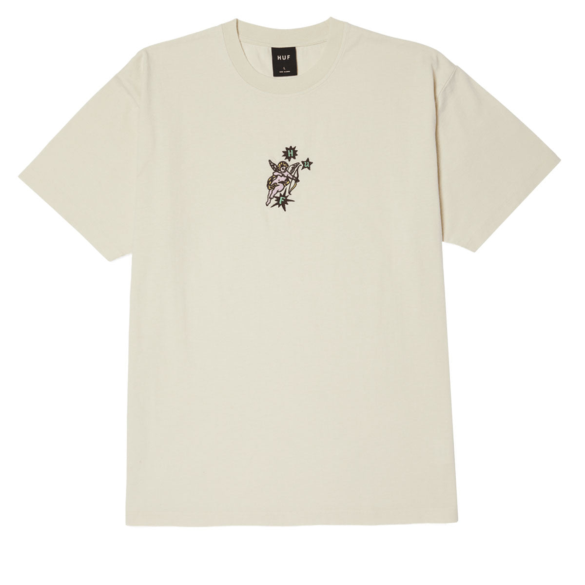 HUF Cupid Washed T-Shirt - Natural image 1