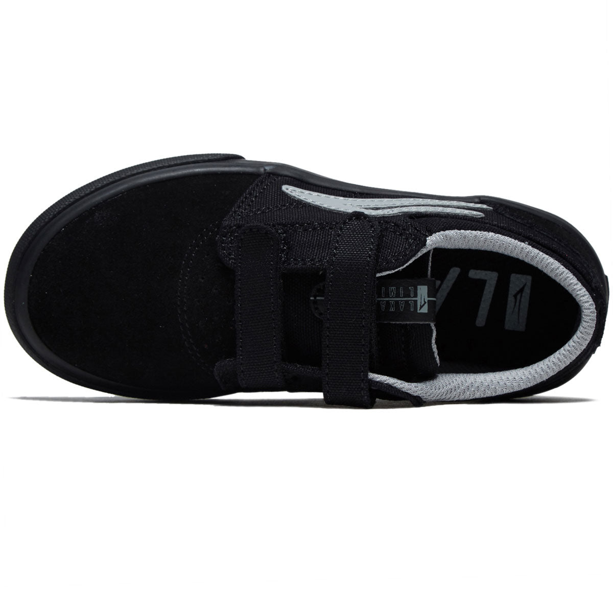 Lakai Youth Griffin Shoes - Black Suede/Black image 3