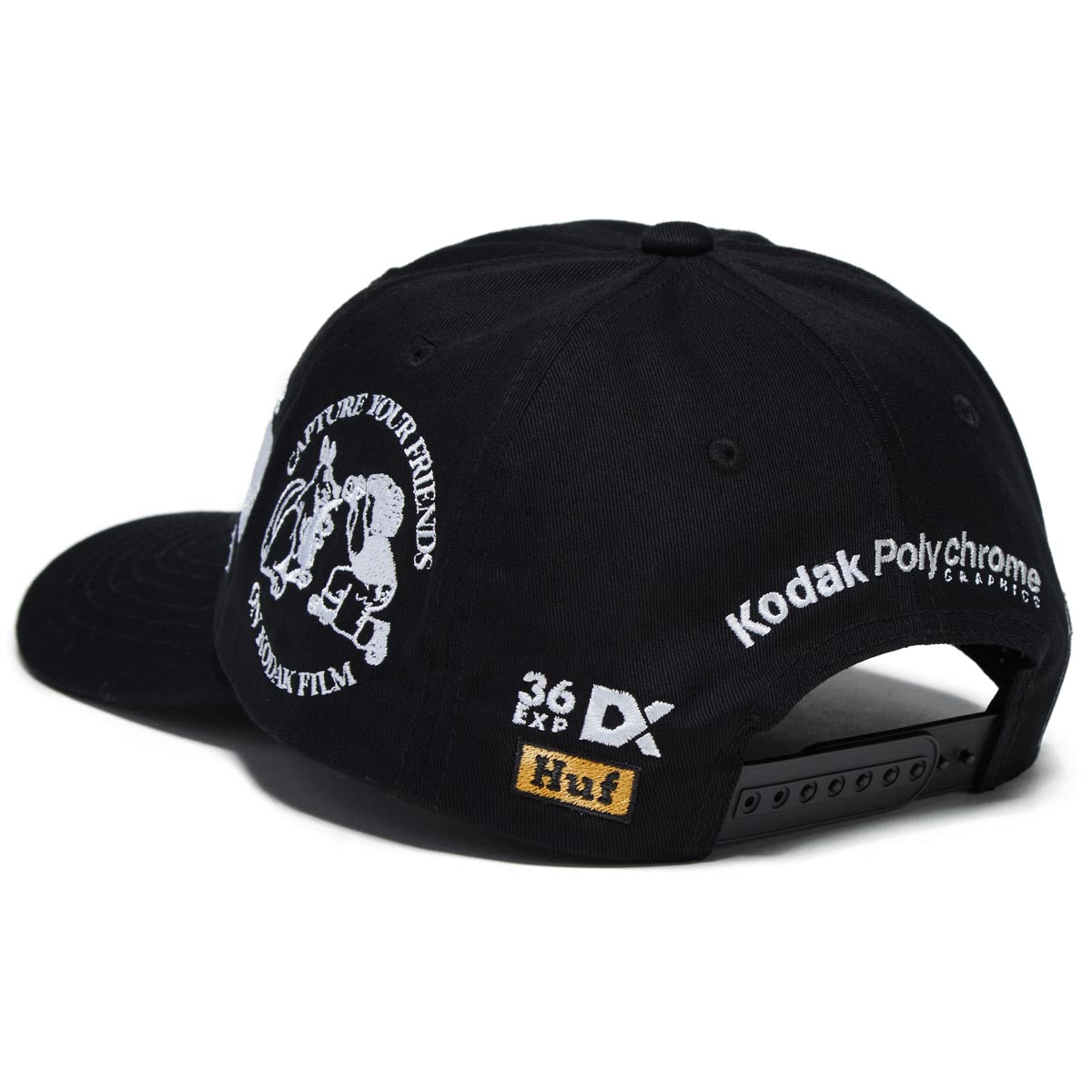 Huf x Kodak Snapback Hat - Black image 2