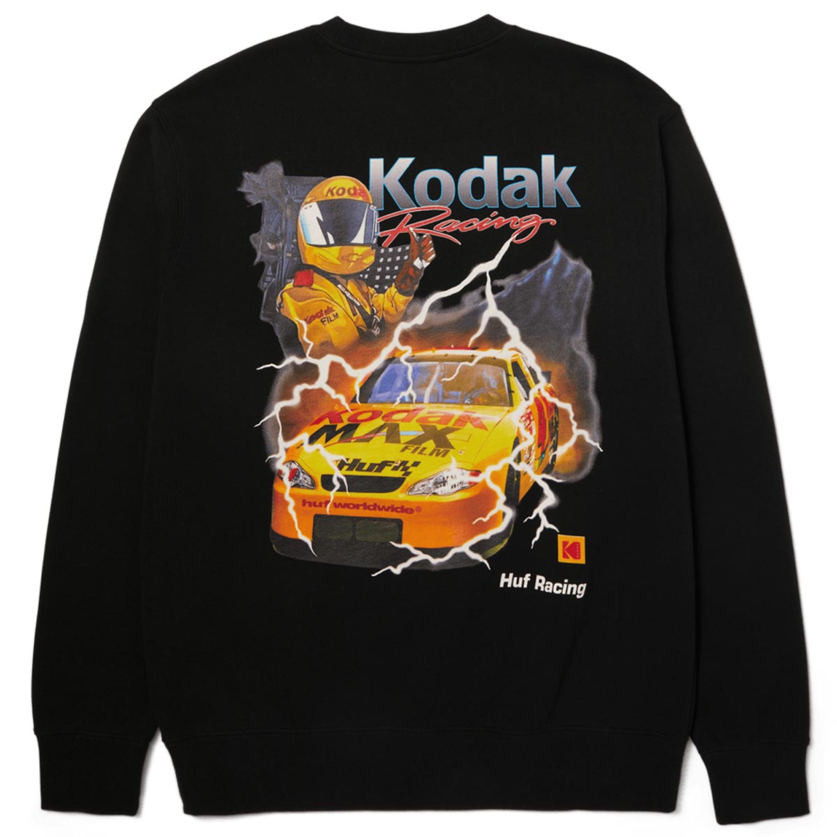 Huf x Kodak Ride The Lightning Sweatshirt - Black image 1