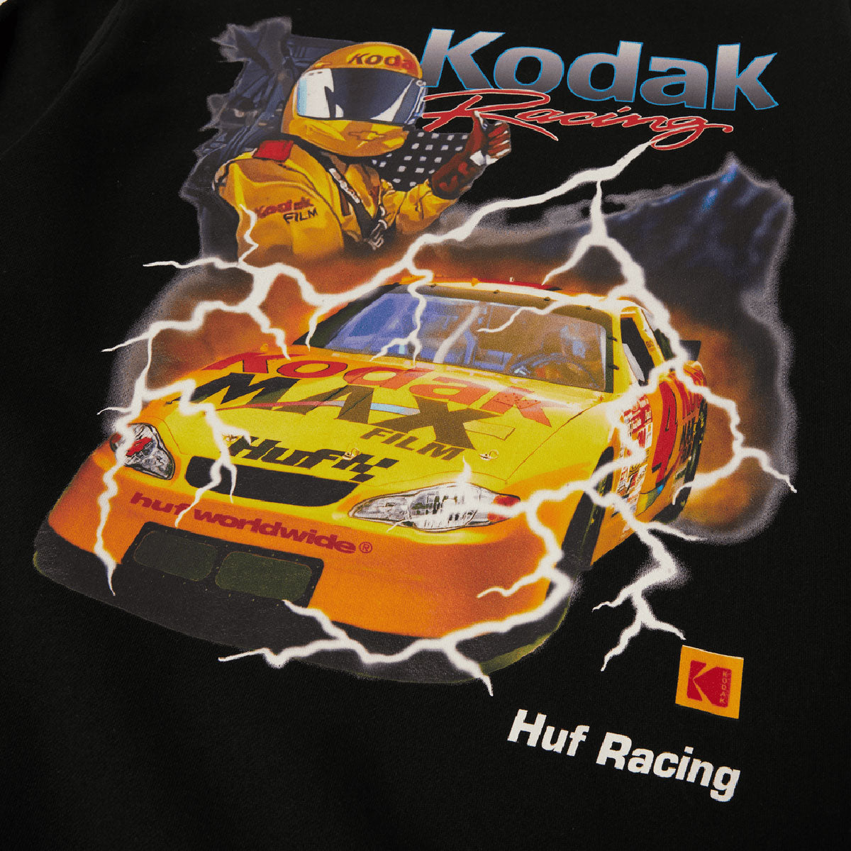 Huf x Kodak Ride The Lightning Sweatshirt - Black image 3