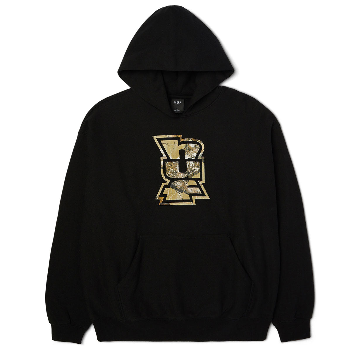 Huf x Realtree Megablast Hoodie - Black image 1