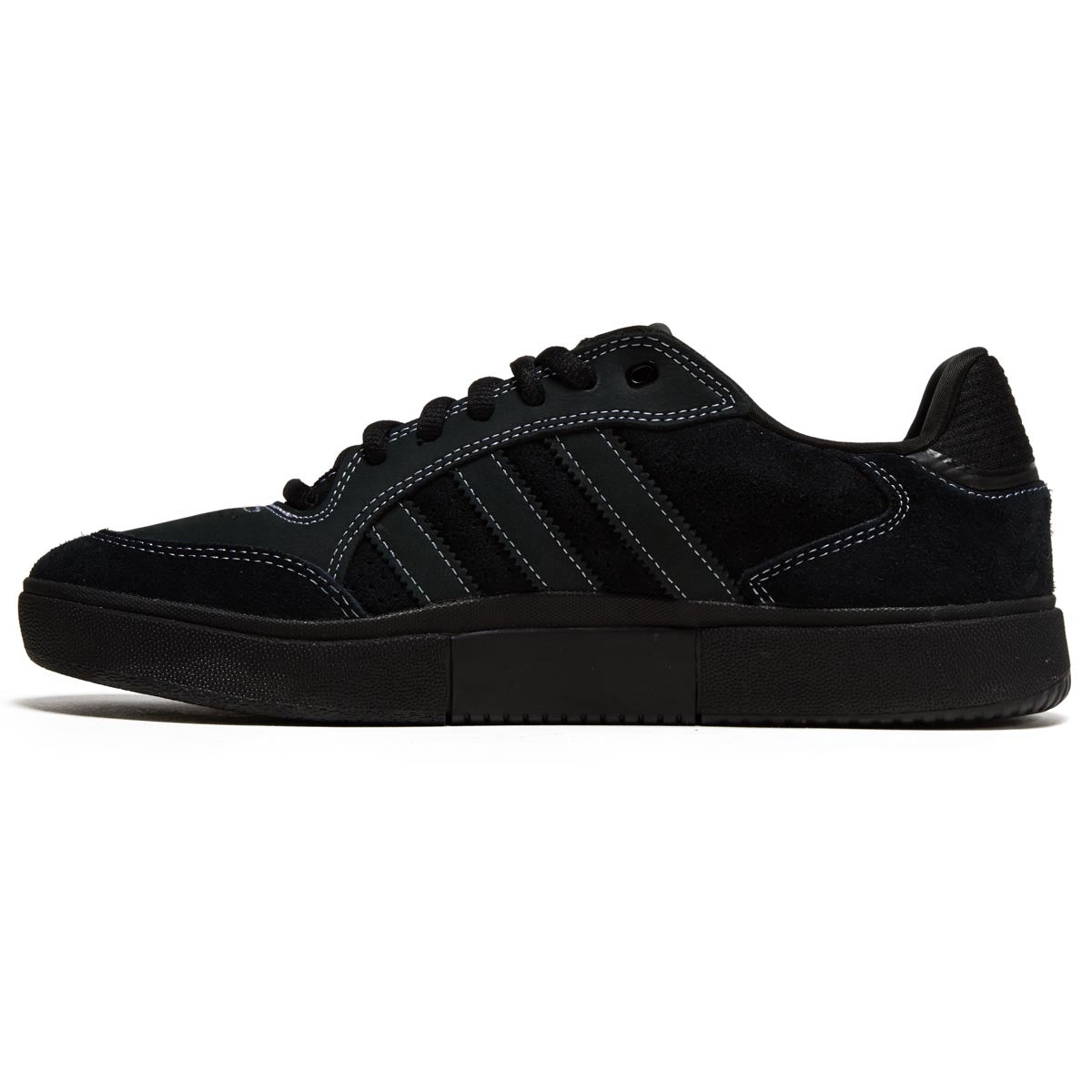 Adidas Tyshawn Low Shoes - Black/White/Gold Meltallic image 2