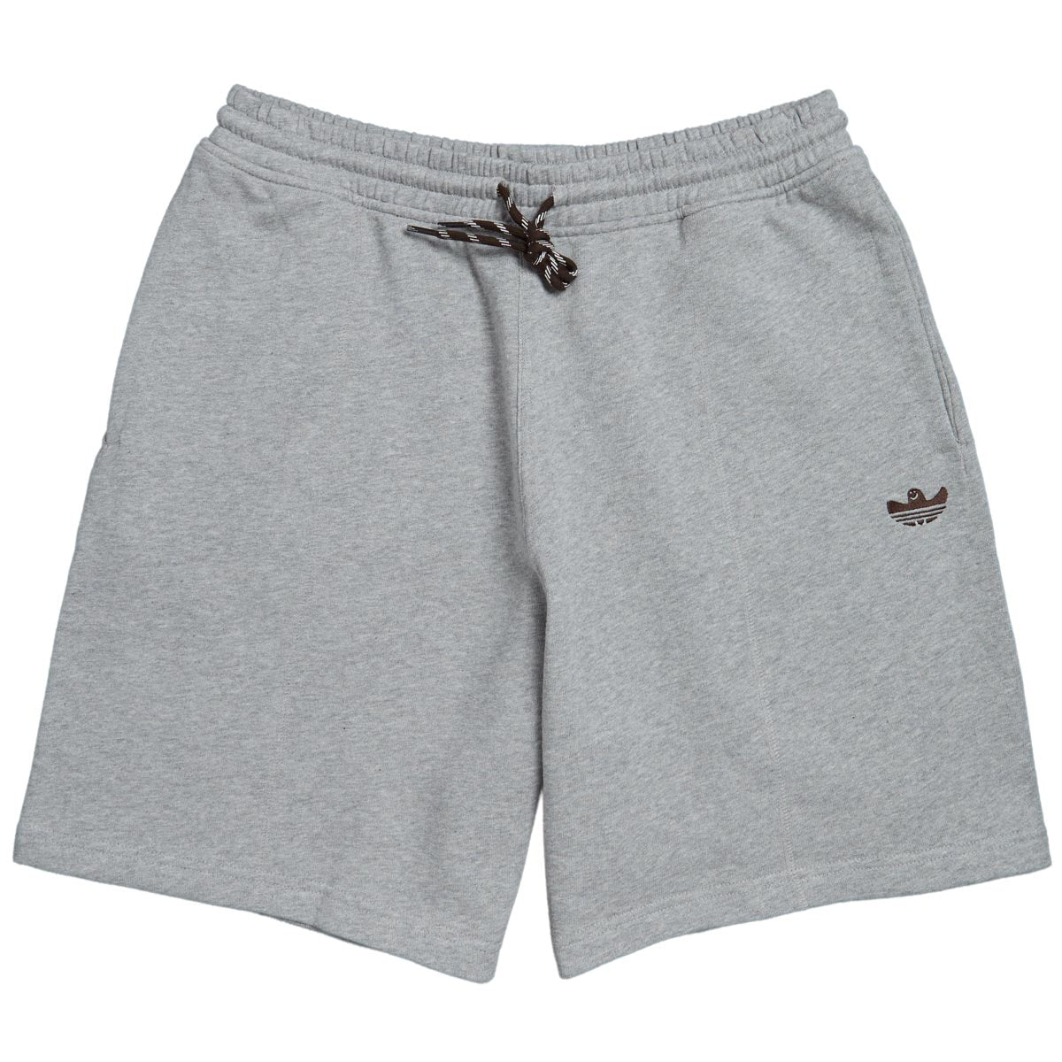 Adidas Shmoo Fw Shorts - Grey Heather/Dark Brown image 1