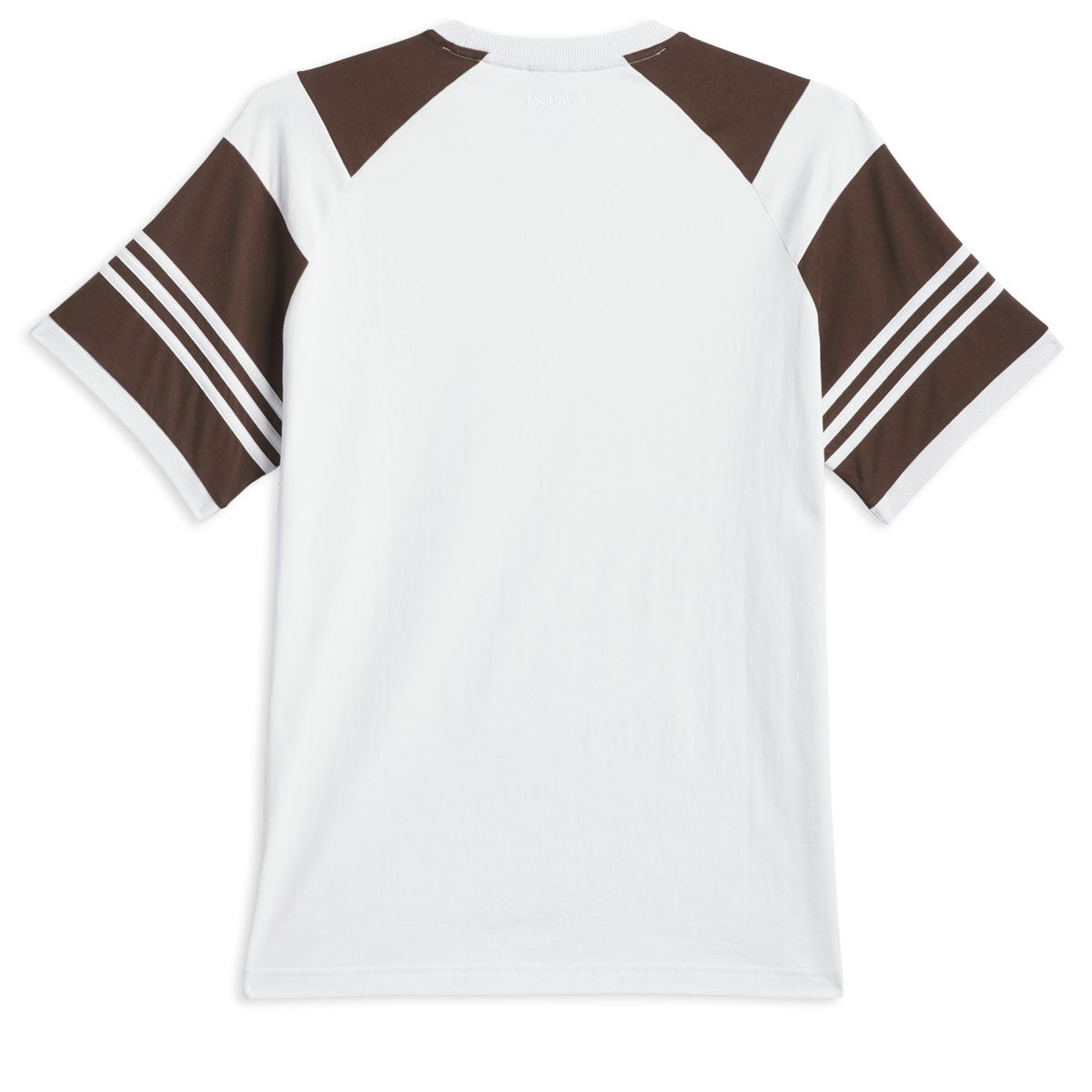 Adidas Tyshawn T-Shirt - Crystal White/Dark Brown image 2