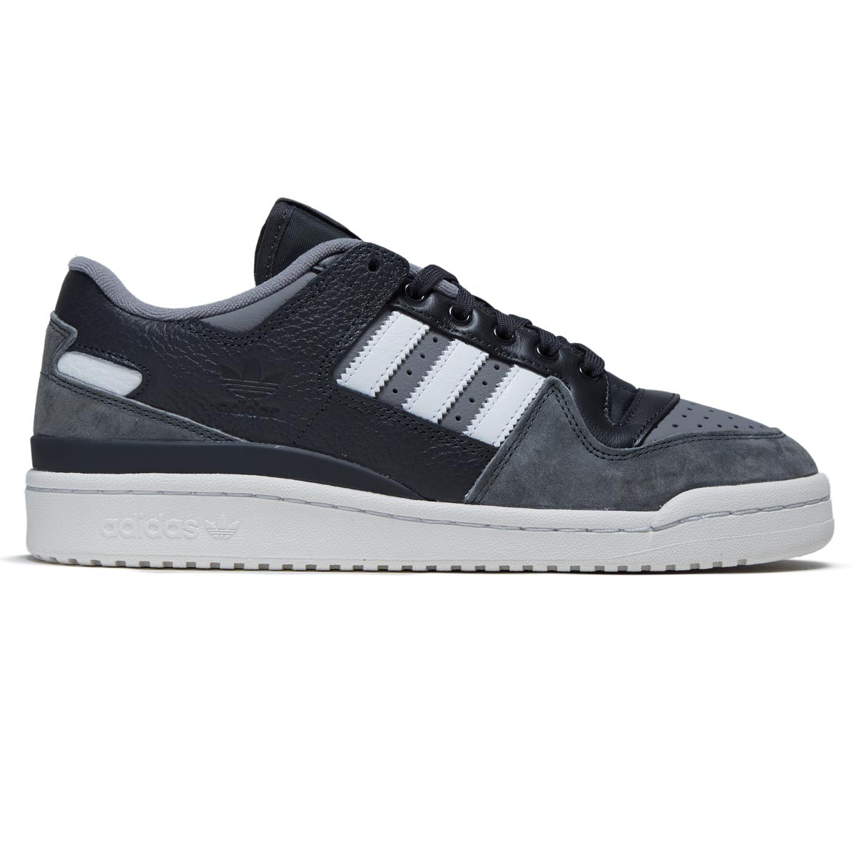 Adidas Forum 84 Low ADV Shoes - Carbon/Crystal White/Grey image 1