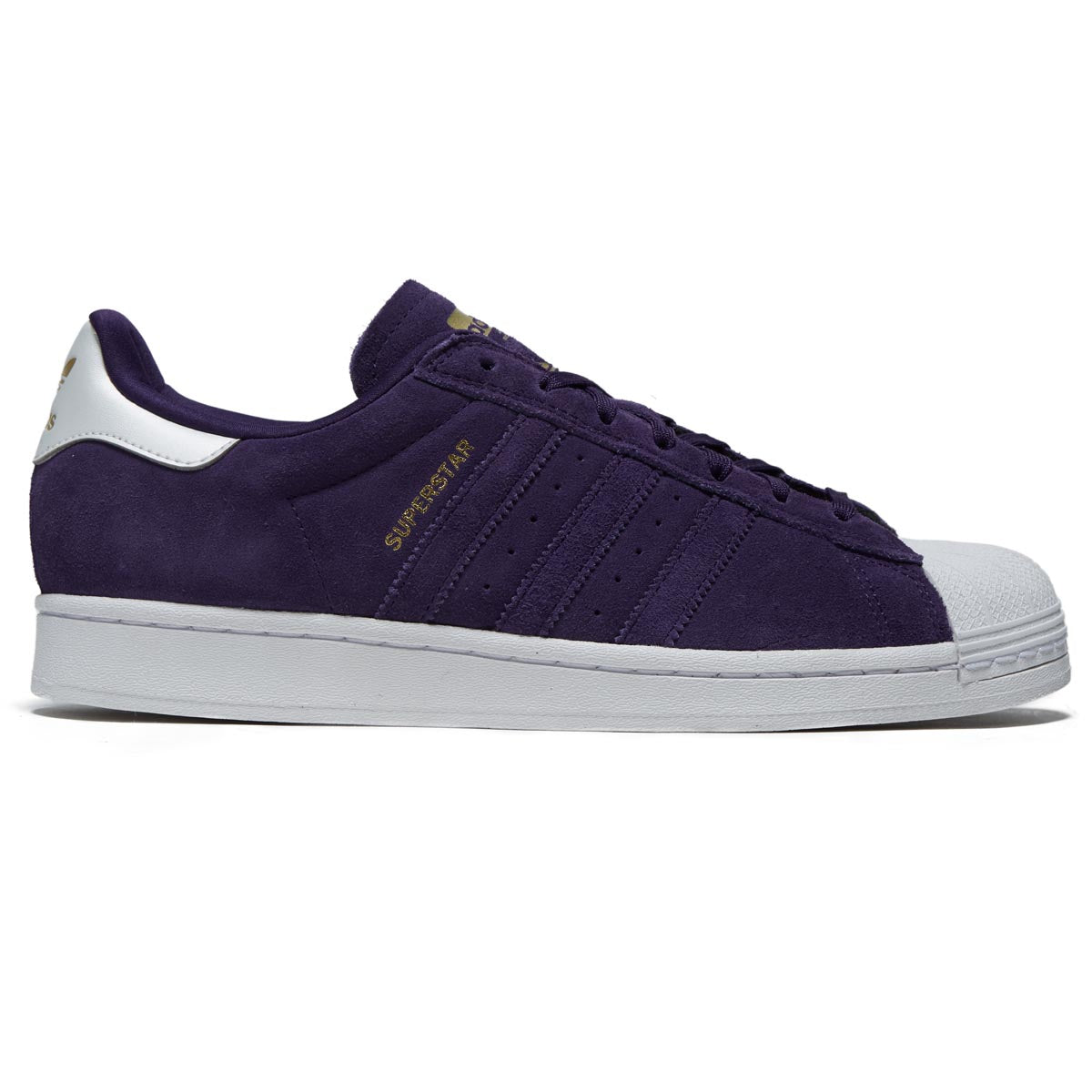 Adidas Superstar Adv Shoes - Core Purple/Zero Metallic/Gold Metallic image 1