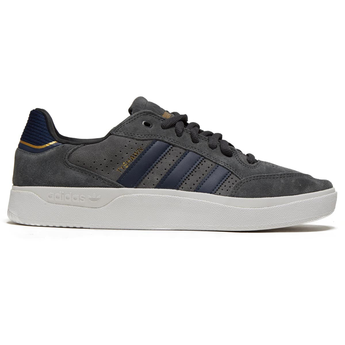 Adidas Tyshawn Low Shoes - Carbon/Carbon/Grey image 1
