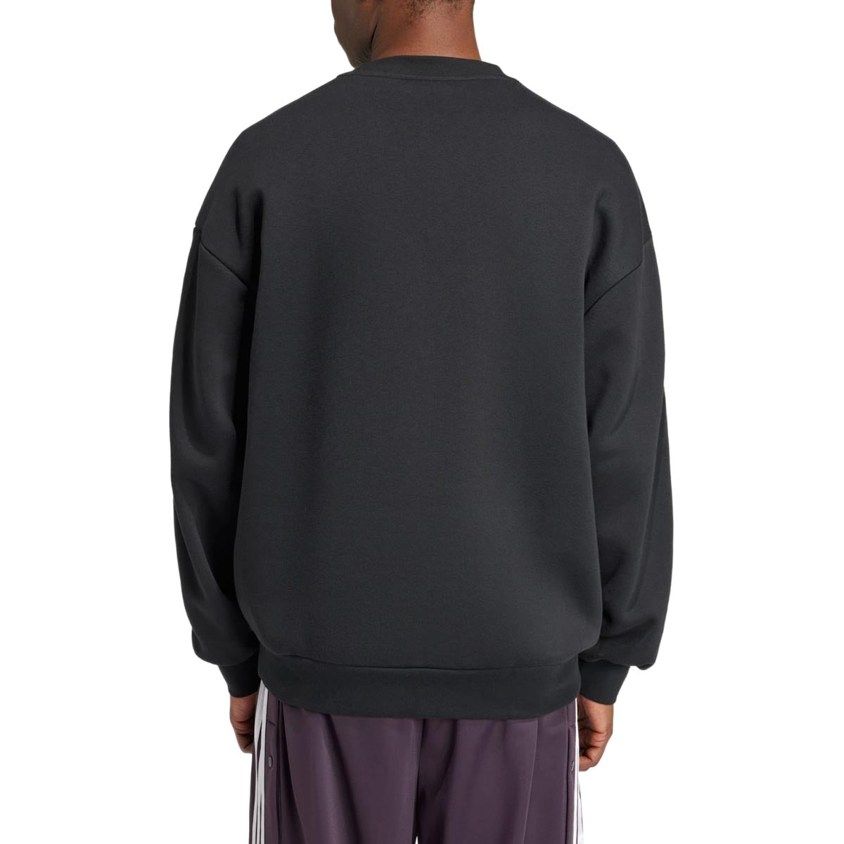 Adidas Originals Adicolor Oversized Crew Sweater - Black image 2