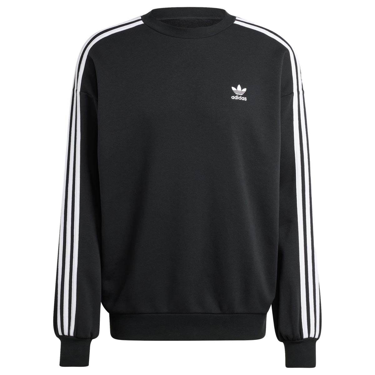 Adidas Originals Adicolor Oversized Crew Sweater - Black image 4