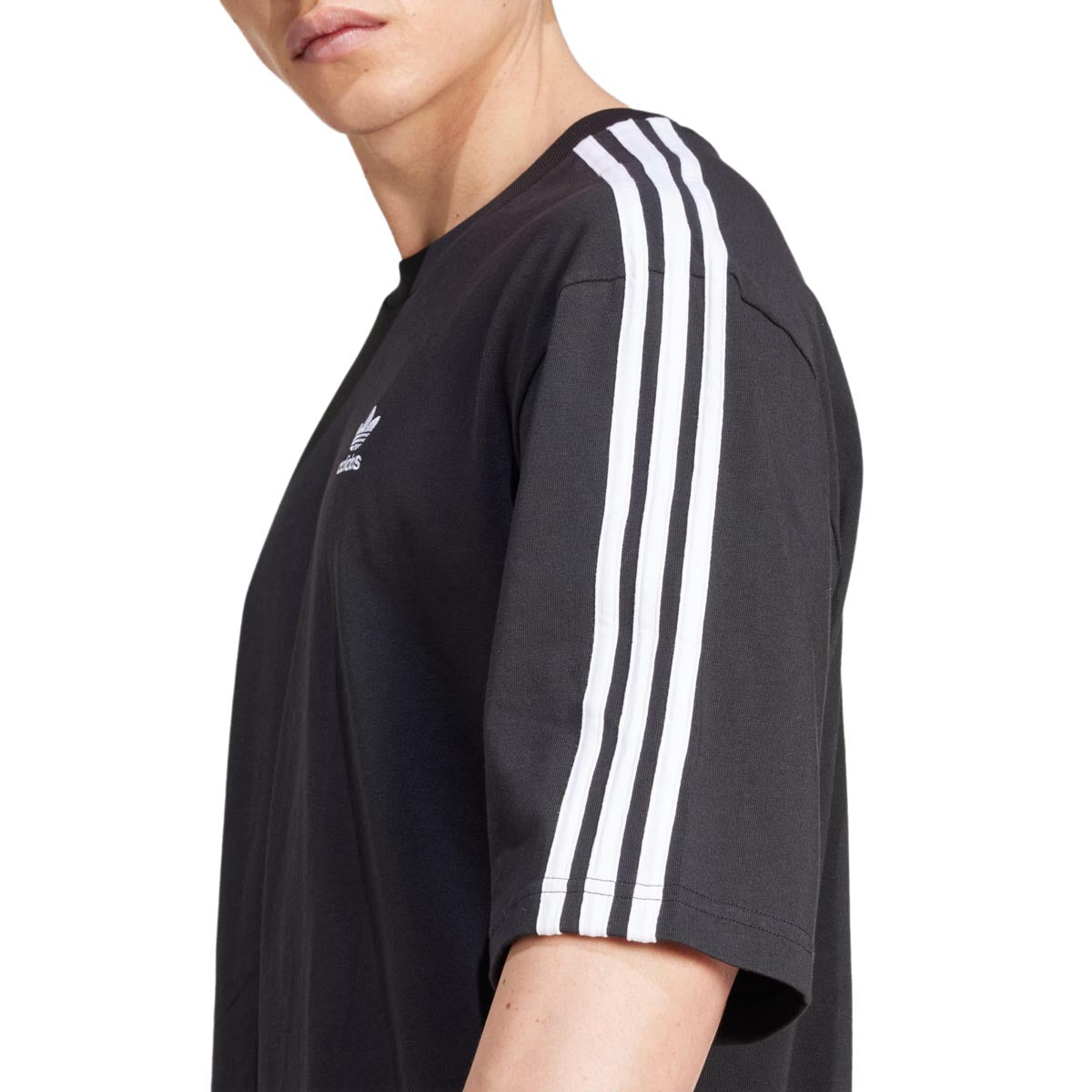 Adidas Originals Adicolor Oversized T-Shirt - Black image 3