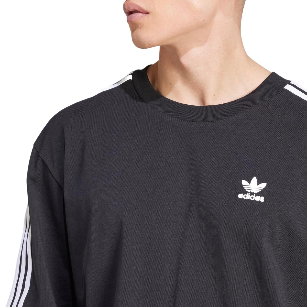 Adidas Originals Adicolor Oversized T-Shirt - Black image 4