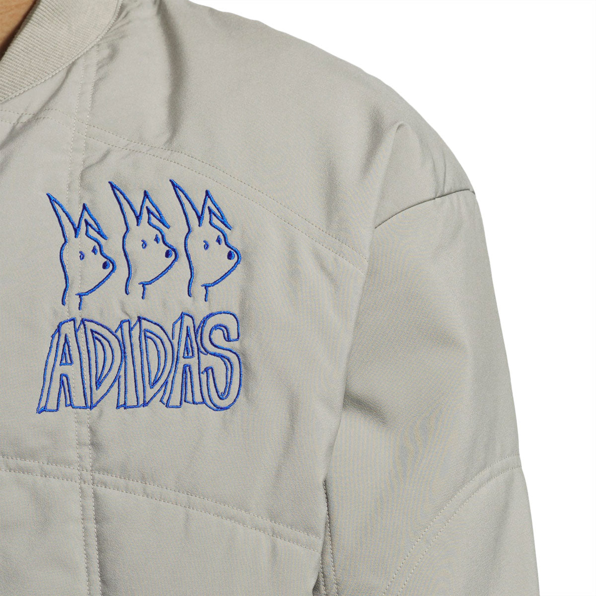 Adidas Dill Copa Quilt Jacket - Silt Pebble/Royal Blue image 5