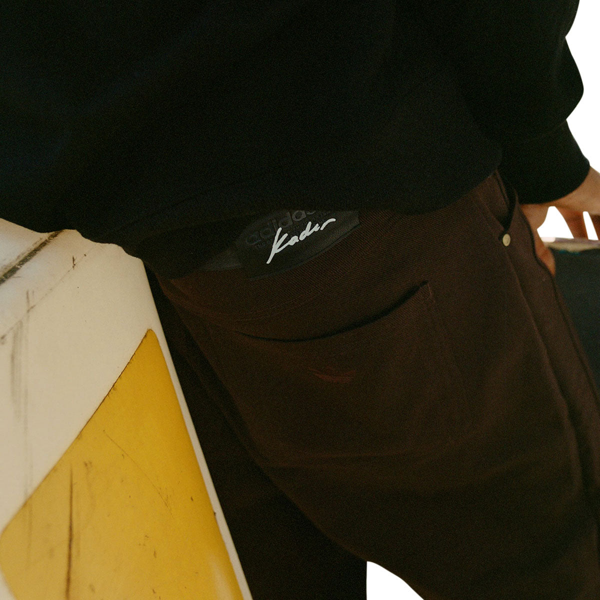 Adidas Kader Pants - Dark Brown image 4