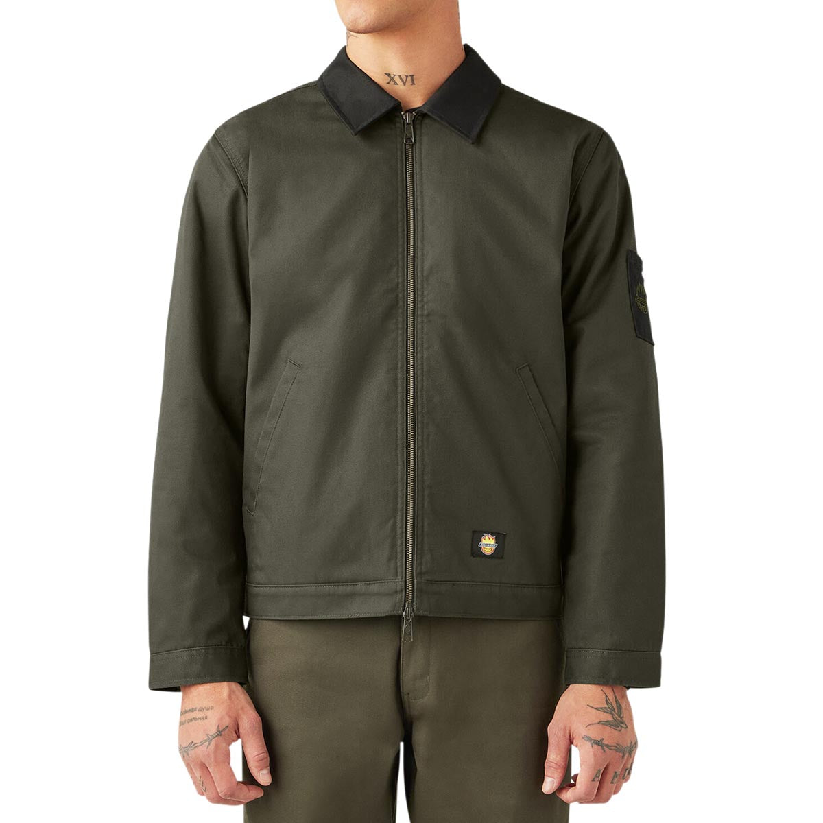 Dickies x Spitfire Jacket - Olive Green image 1