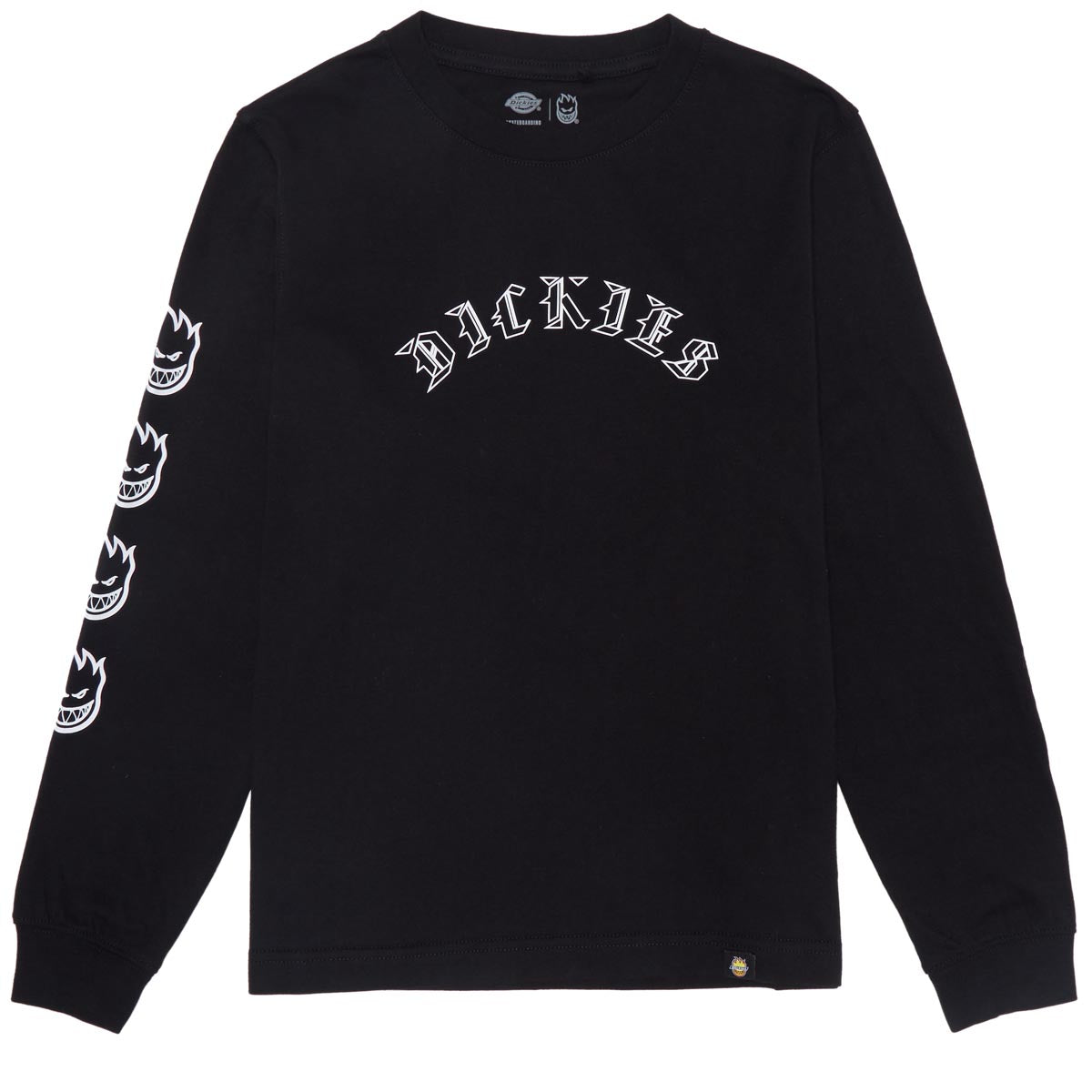 Dickies x Spitfire Youth Long Sleeve T-Shirt - Black image 1