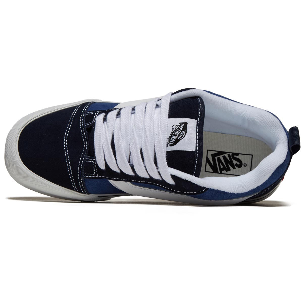 Vans Knu Skool Shoes - Navy/White image 3