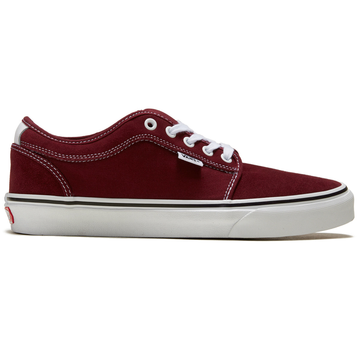 Vans Skate Chukka Low Shoes - Port/True White image 1