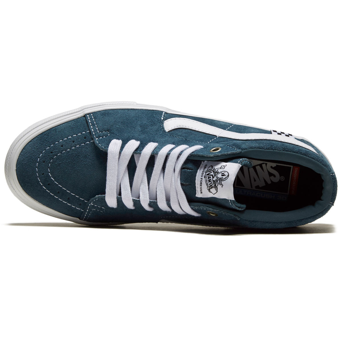 Vans Skate Grosso Mid Shoes - Blue/White image 3