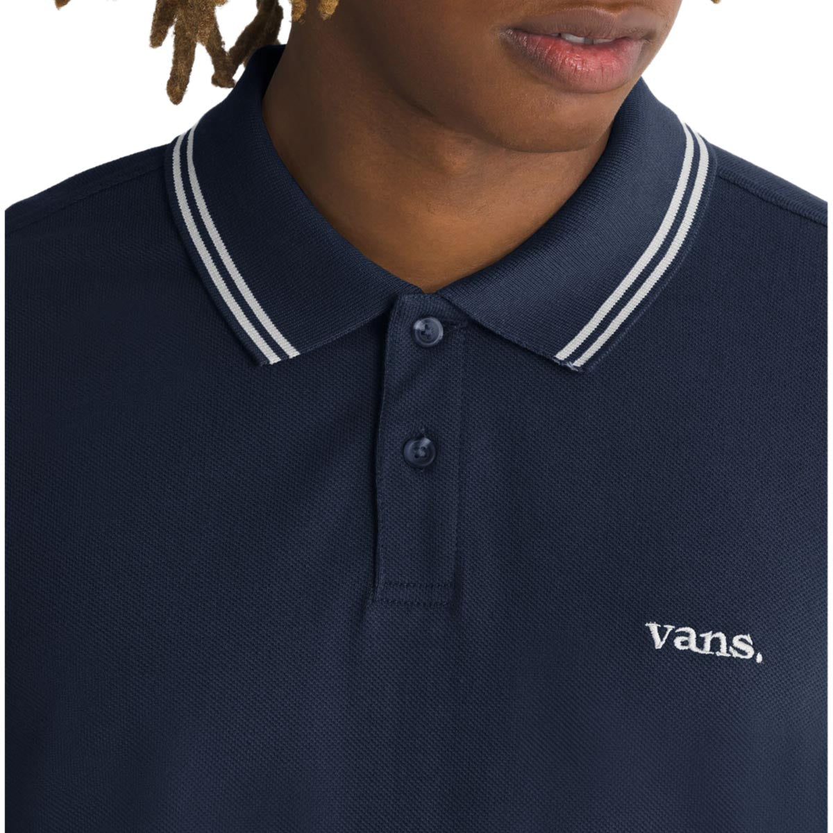 Vans Halecrest Polo Shirt - Dress Blues image 3