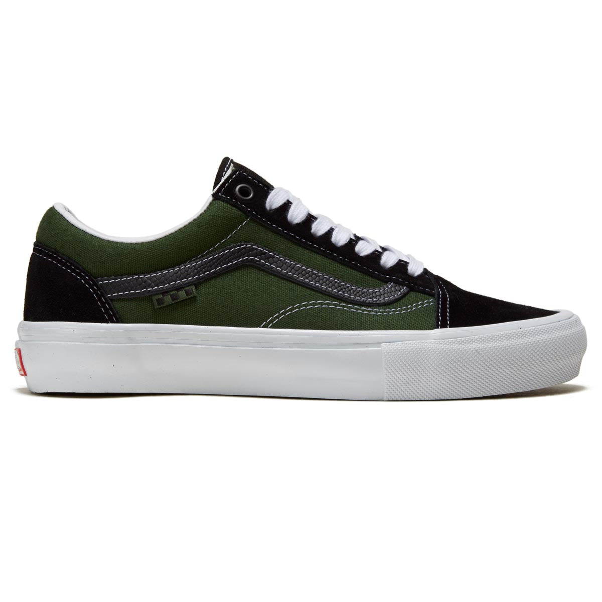 Vans Skate Old Skool Shoes - Safari Black/Greenery image 1