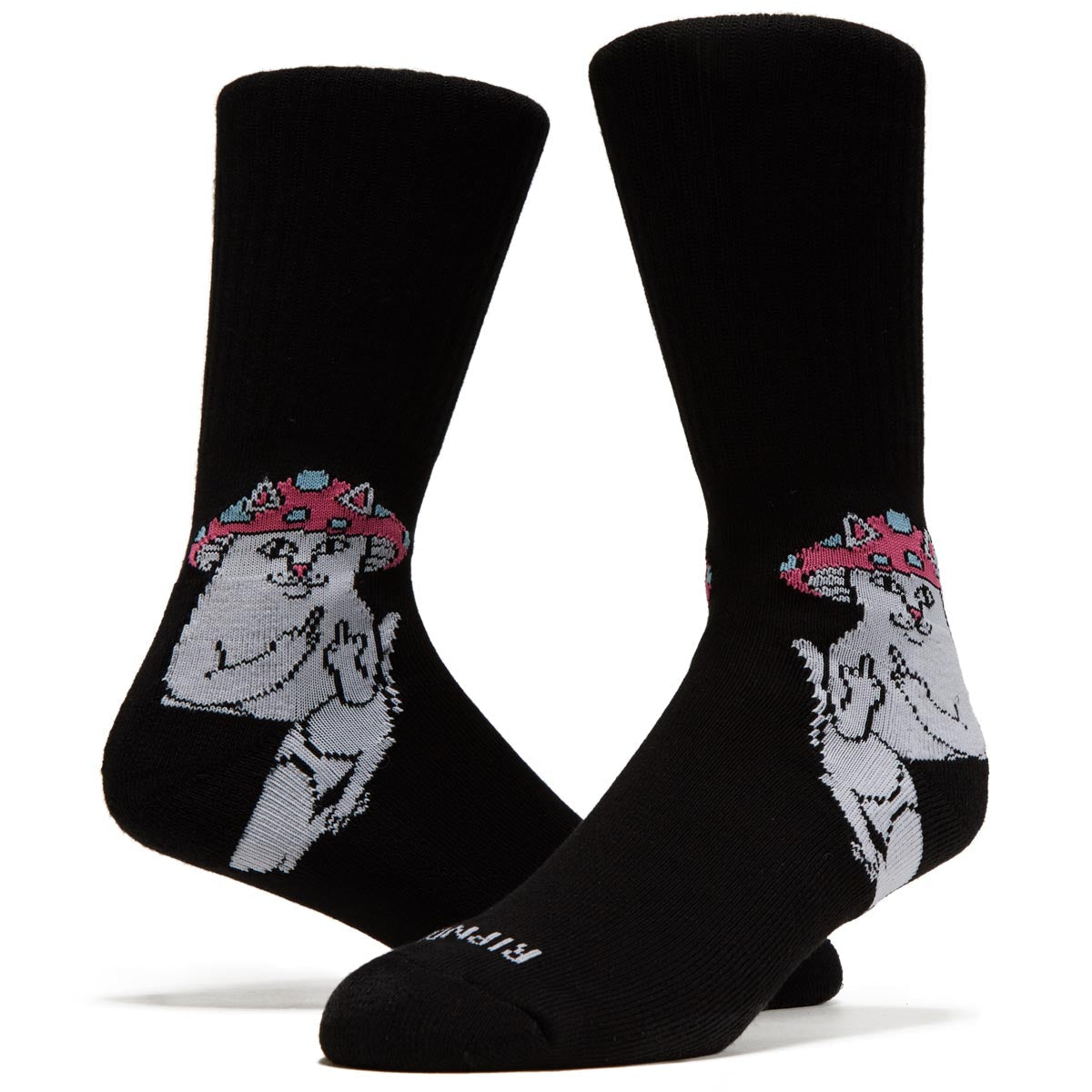 RIPNDIP Lord Shroomy Socks - Black image 2