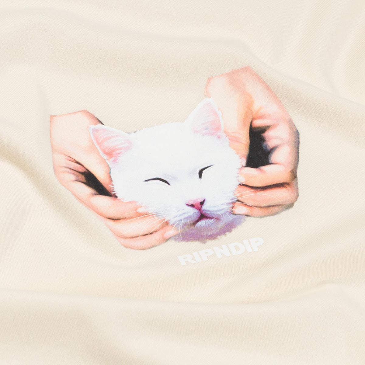 RIPNDIP Happy Kitty T-Shirt - Natural image 2