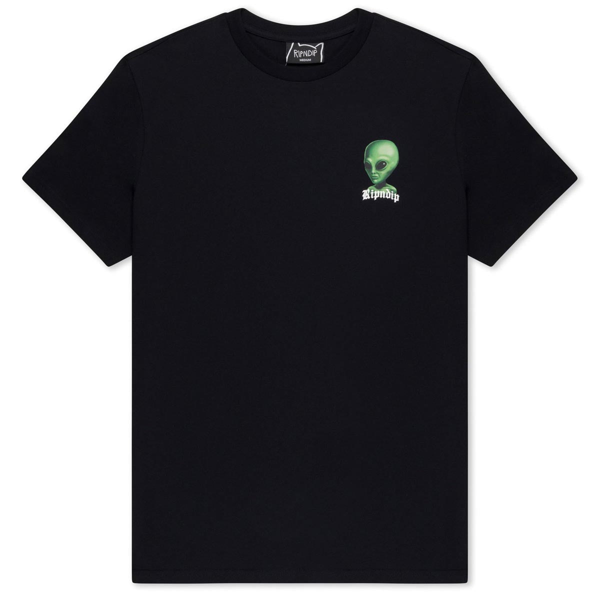 RIPNDIP We Come In Peace T-Shirt - Black image 1