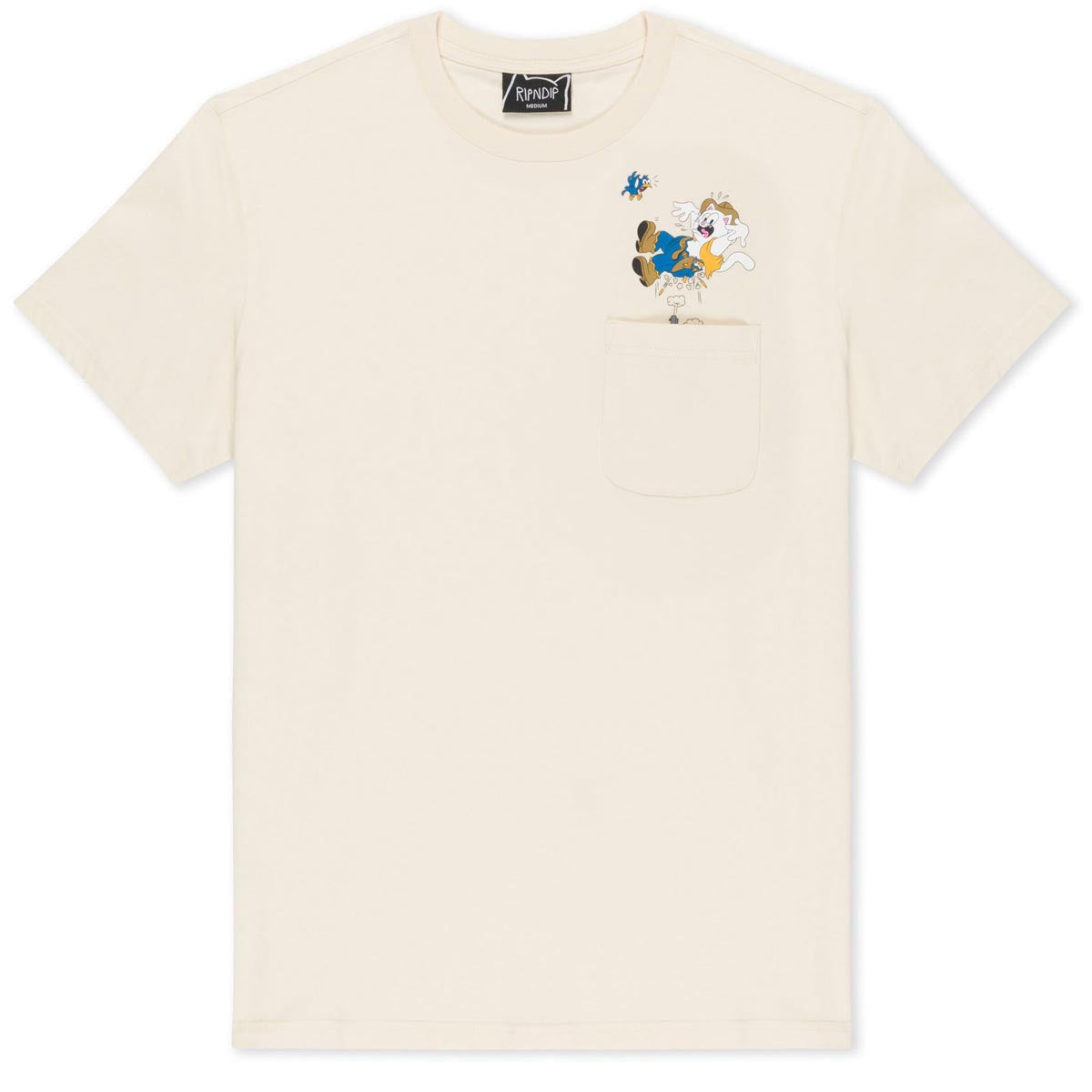 RIPNDIP Pew Pew Pocket T-Shirt - Natural image 1