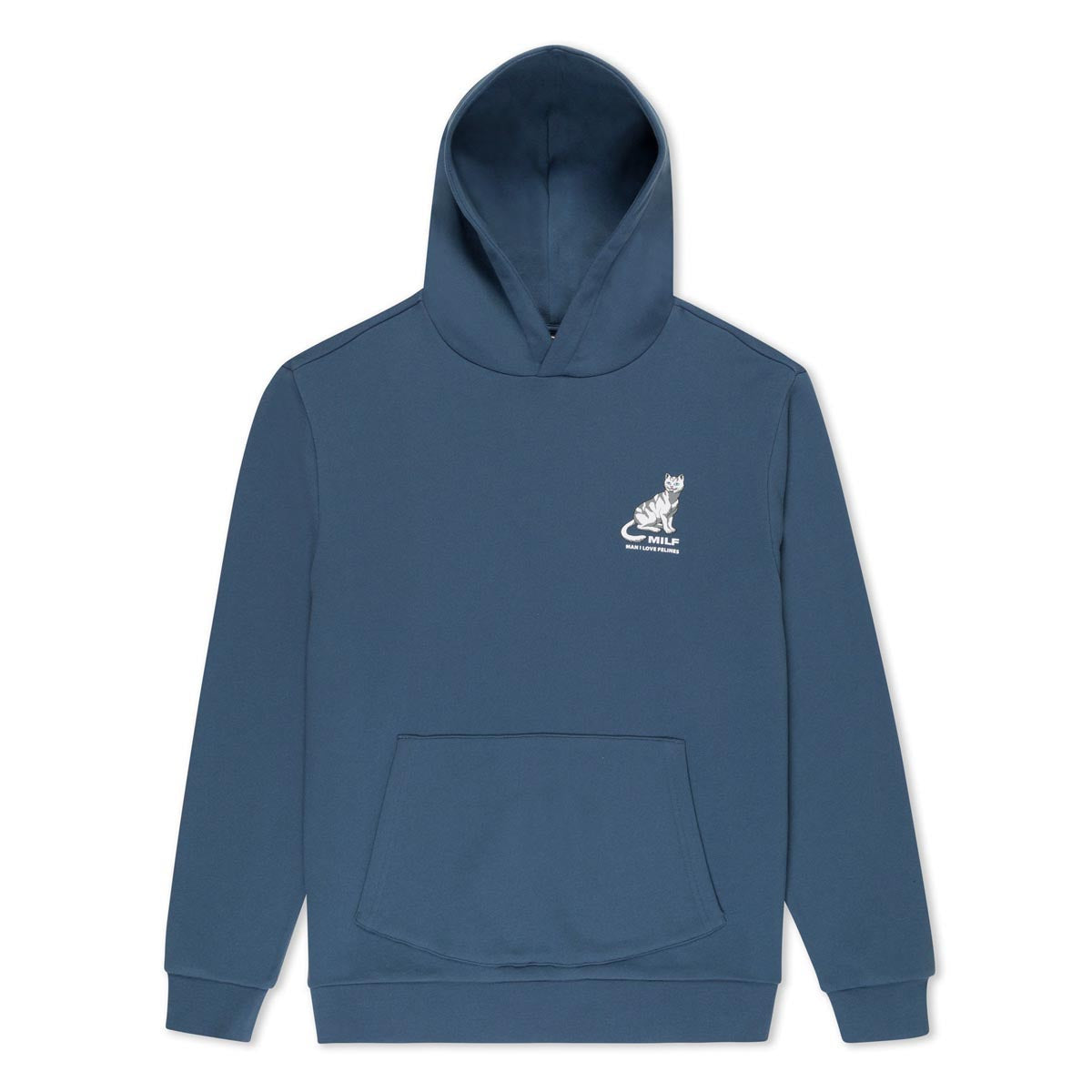 RIPNDIP Man I Love Felines Hoodie - Storm Blue image 2