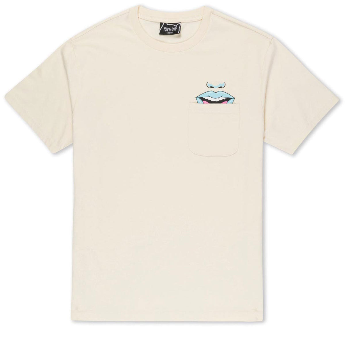 RIPNDIP Take Your Meds Pocket T-Shirt - Natural image 1