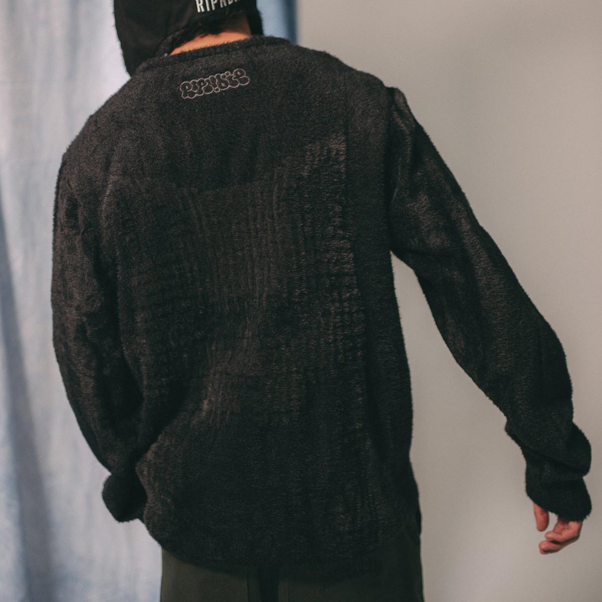 RIPNDIP Internal Mohair Sweatshirt - Black image 2