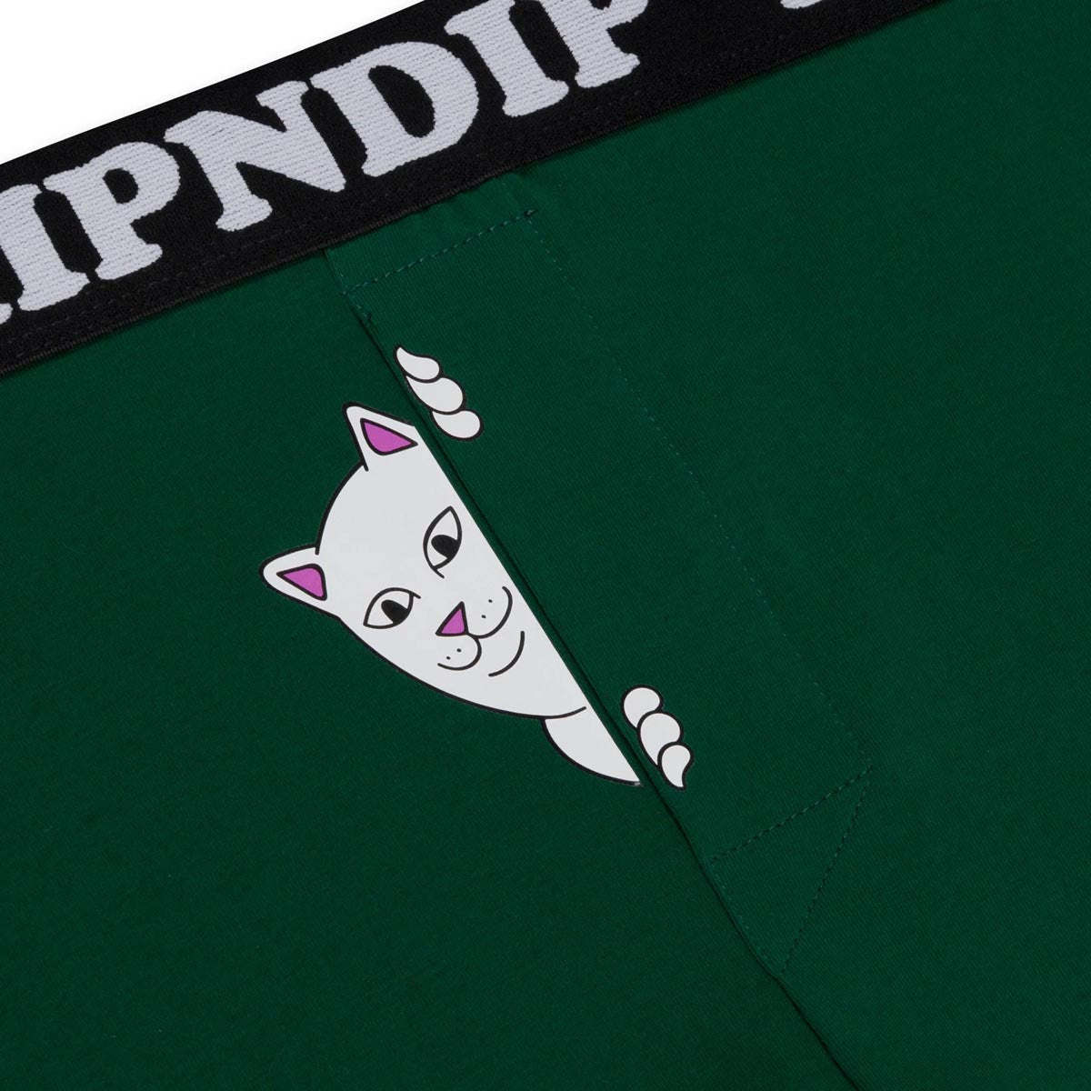 RIPNDIP Peek A Nermal Boxers Underwear - Dark Forest image 2