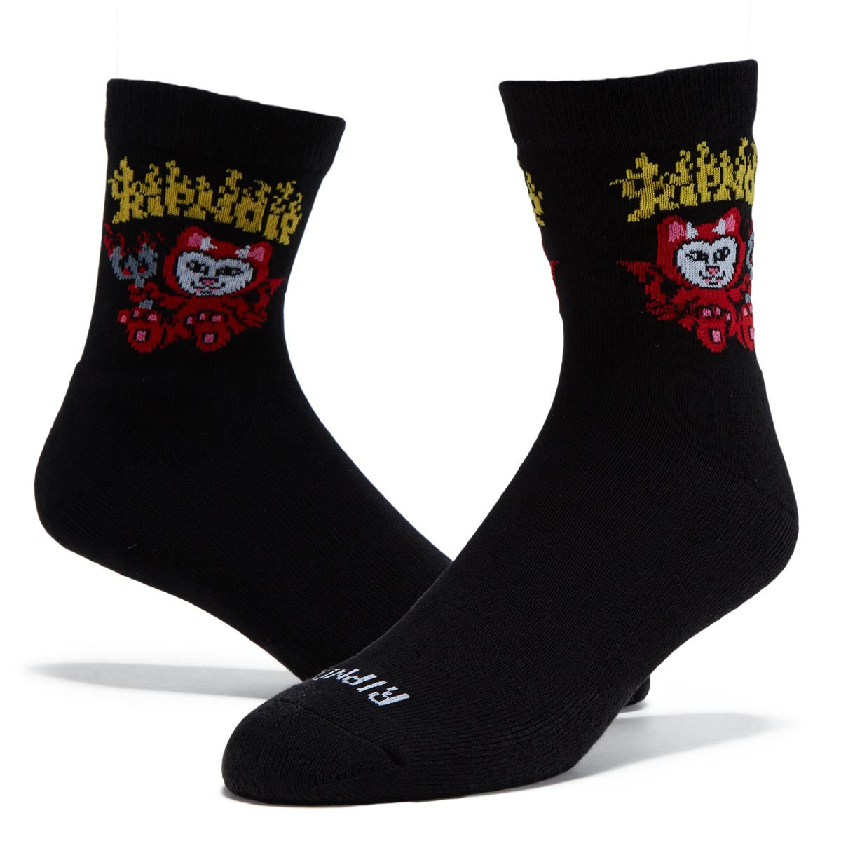 RIPNDIP Scary Cute Mid Socks - Black image 2