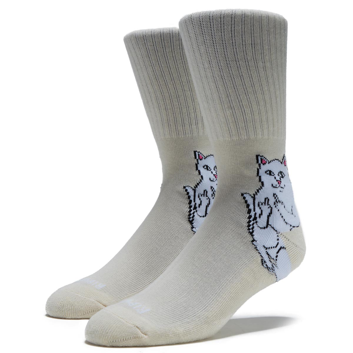 RIPNDIP Lord Nermal Socks - Off White image 1