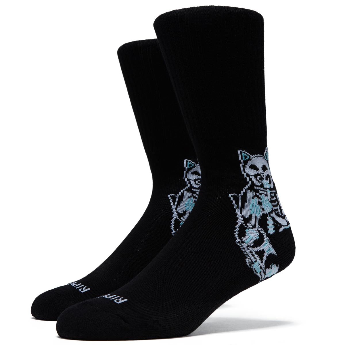 RIPNDIP Lord Skelly Socks - Black image 1