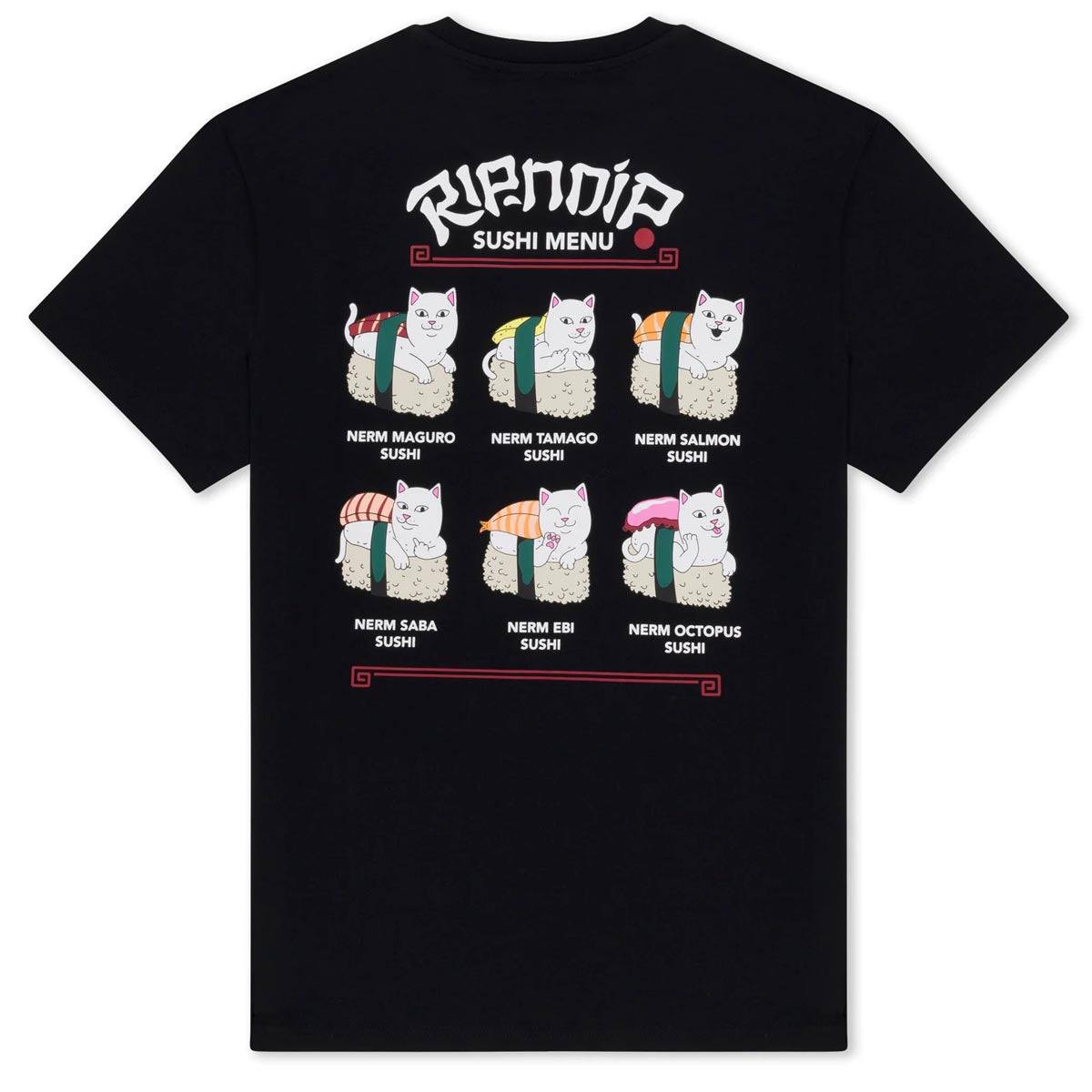 RIPNDIP Sushi Nerm T-Shirt - Black image 1