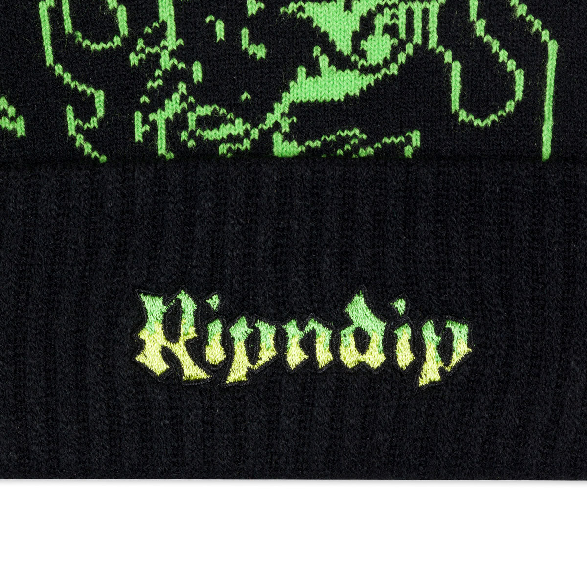 RIPNDIP Horntail Beanie - Black image 3