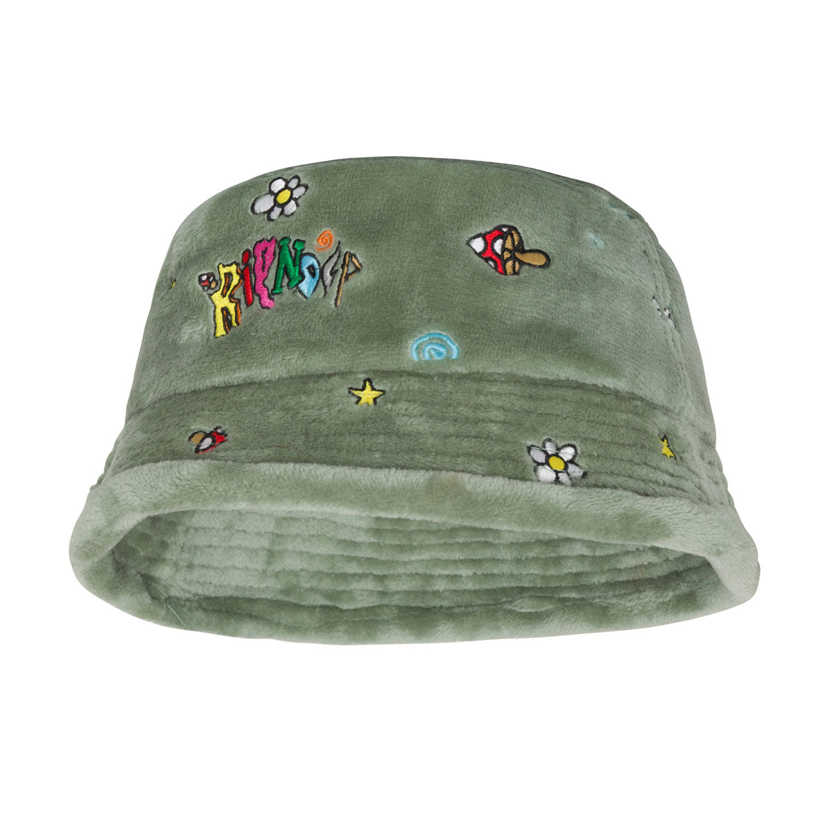 RIPNDIP Broken Down Sherpa Bucket Hat - Light Sage image 2