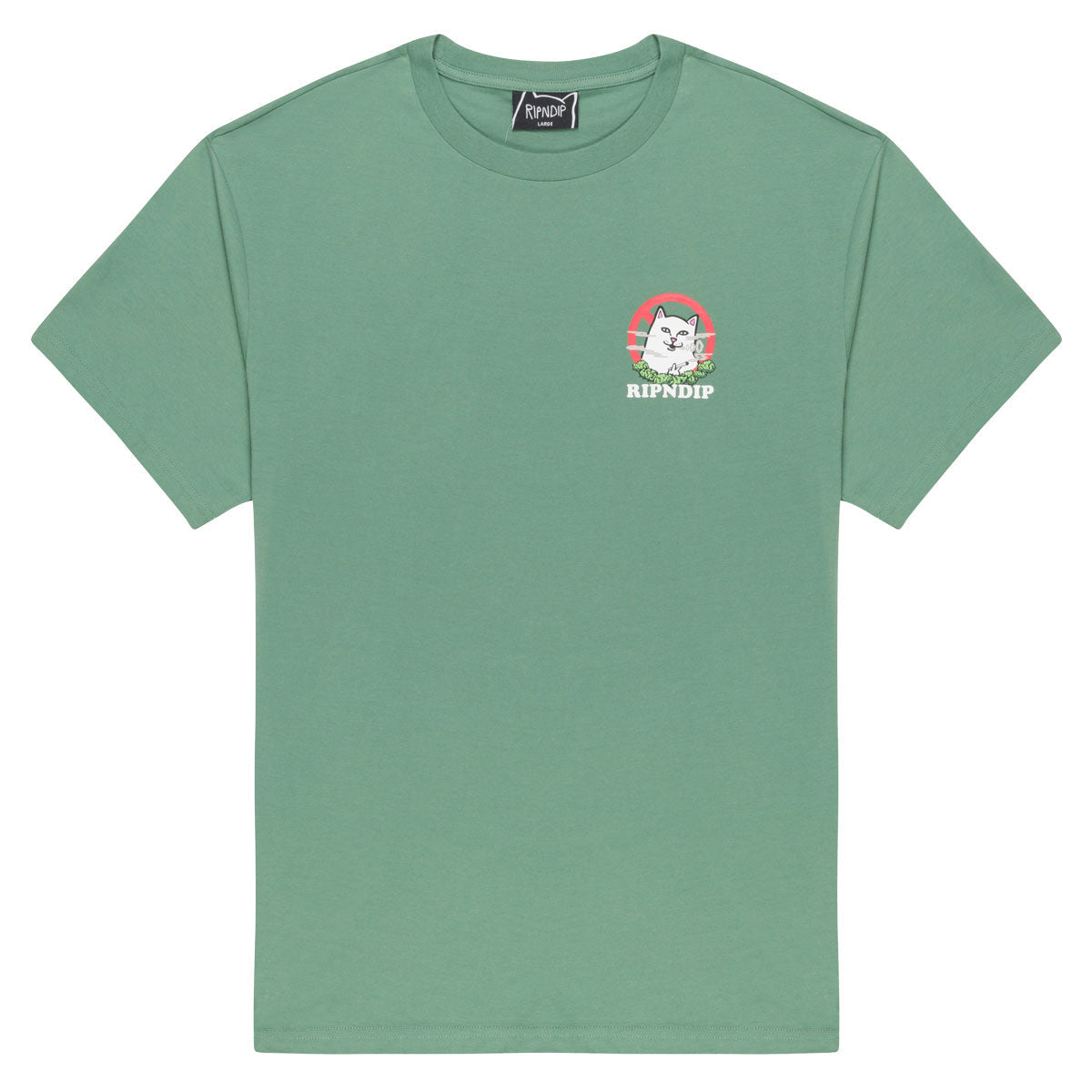 RIPNDIP No Smoking T-Shirt - Light Olive image 2