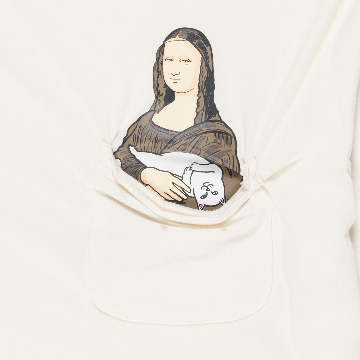 RIPNDIP Nermalisa Pocket T-Shirt - Bone image 2