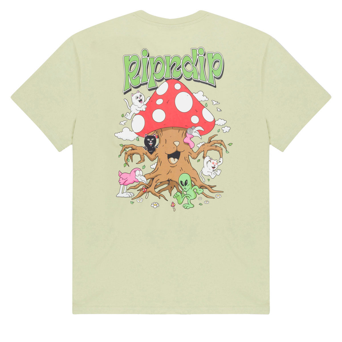 RIPNDIP Playground T-Shirt - Light Moss image 1