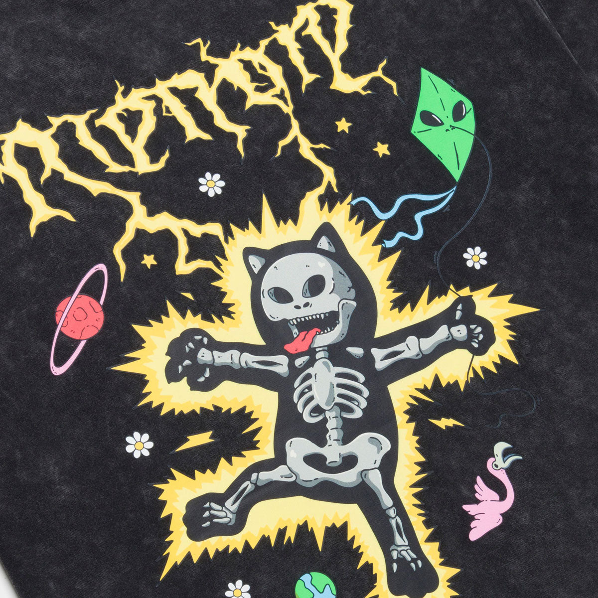 RIPNDIP Electric T-Shirt - Black Wash image 3