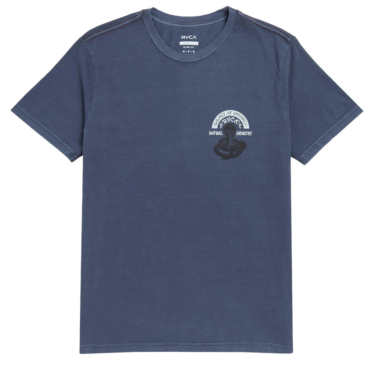 RVCA Snake Charmer T-Shirt - Moody Blue image 1