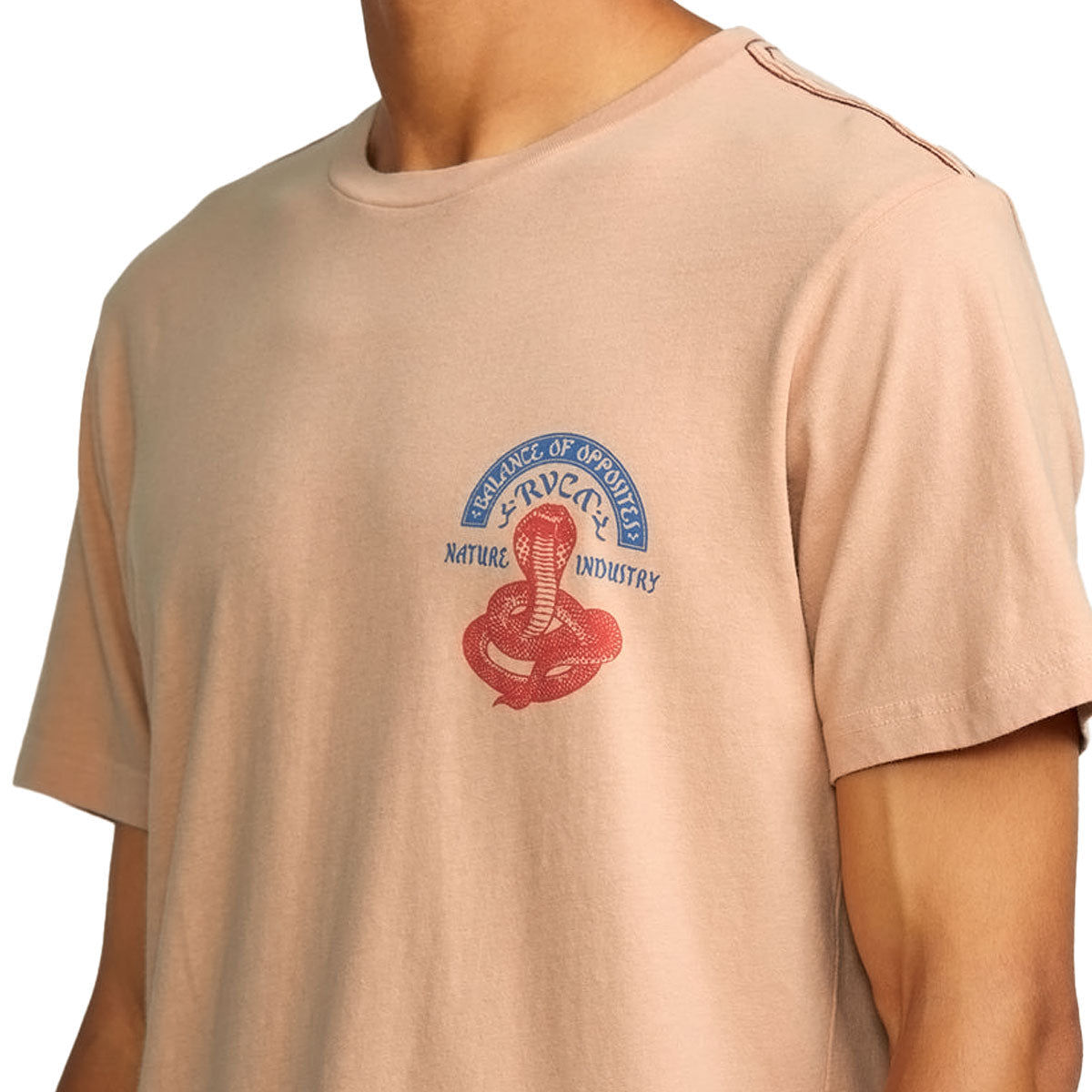 RVCA Snake Charmer T-Shirt - Sanddune image 3