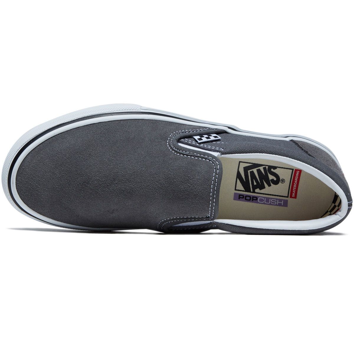 Vans Skate Slip-on Shoes - Pewter/White image 3