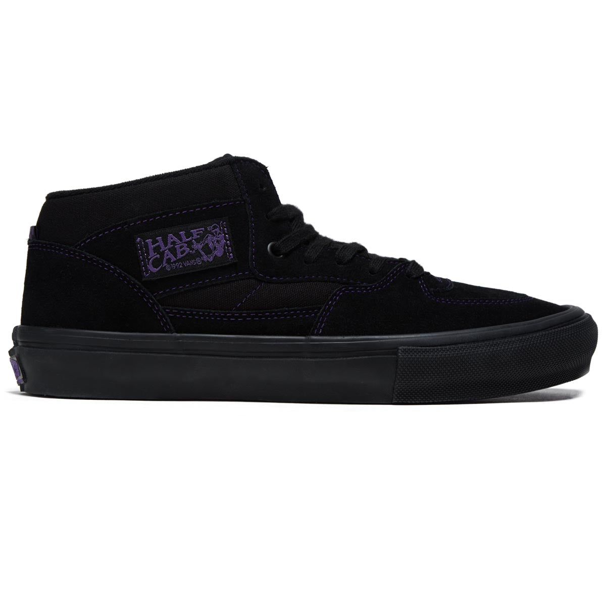 Vans Skate Half Cab Shoes - Neon Black/Purple image 1