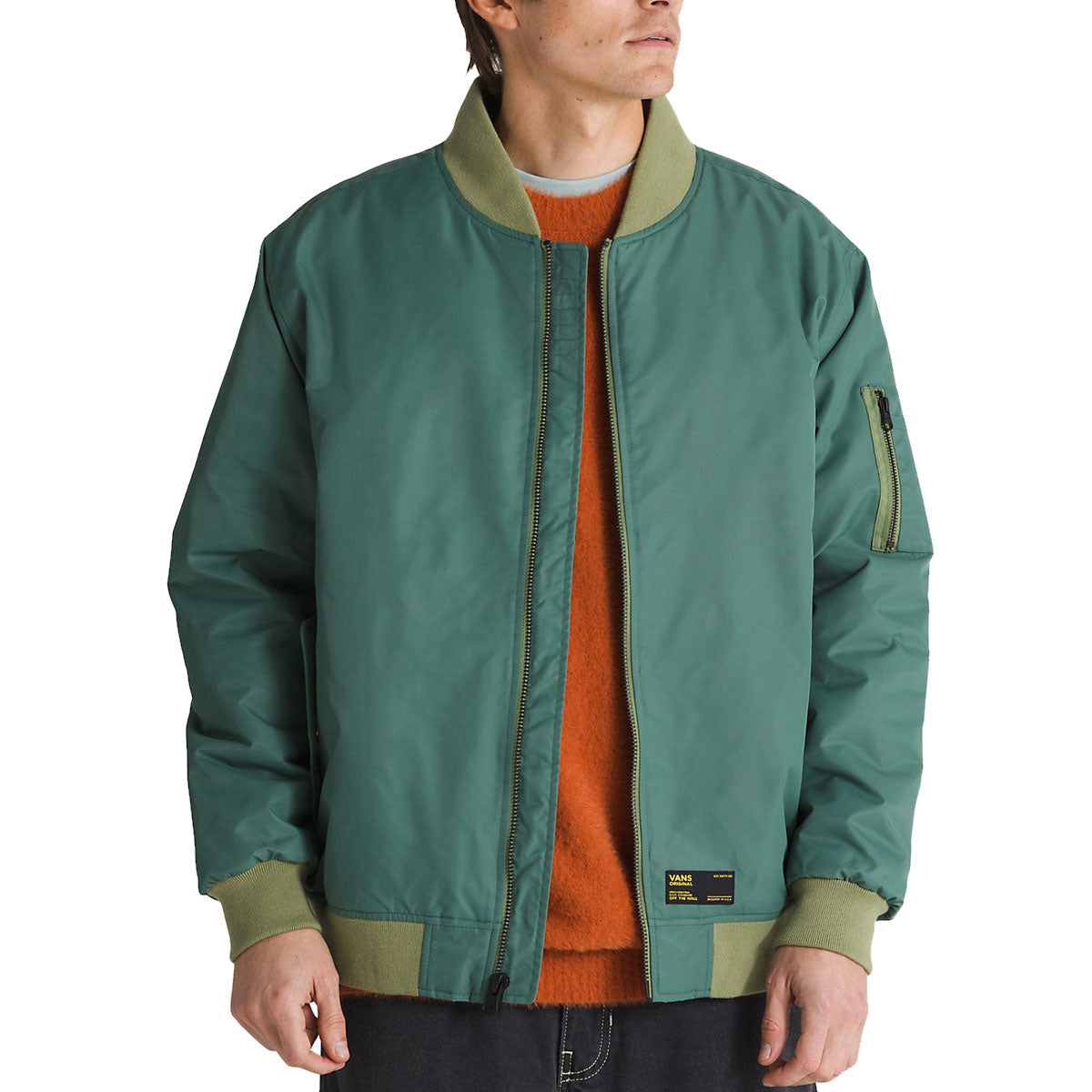 Vans Copley Bomber Jacket - Dark Forest image 1