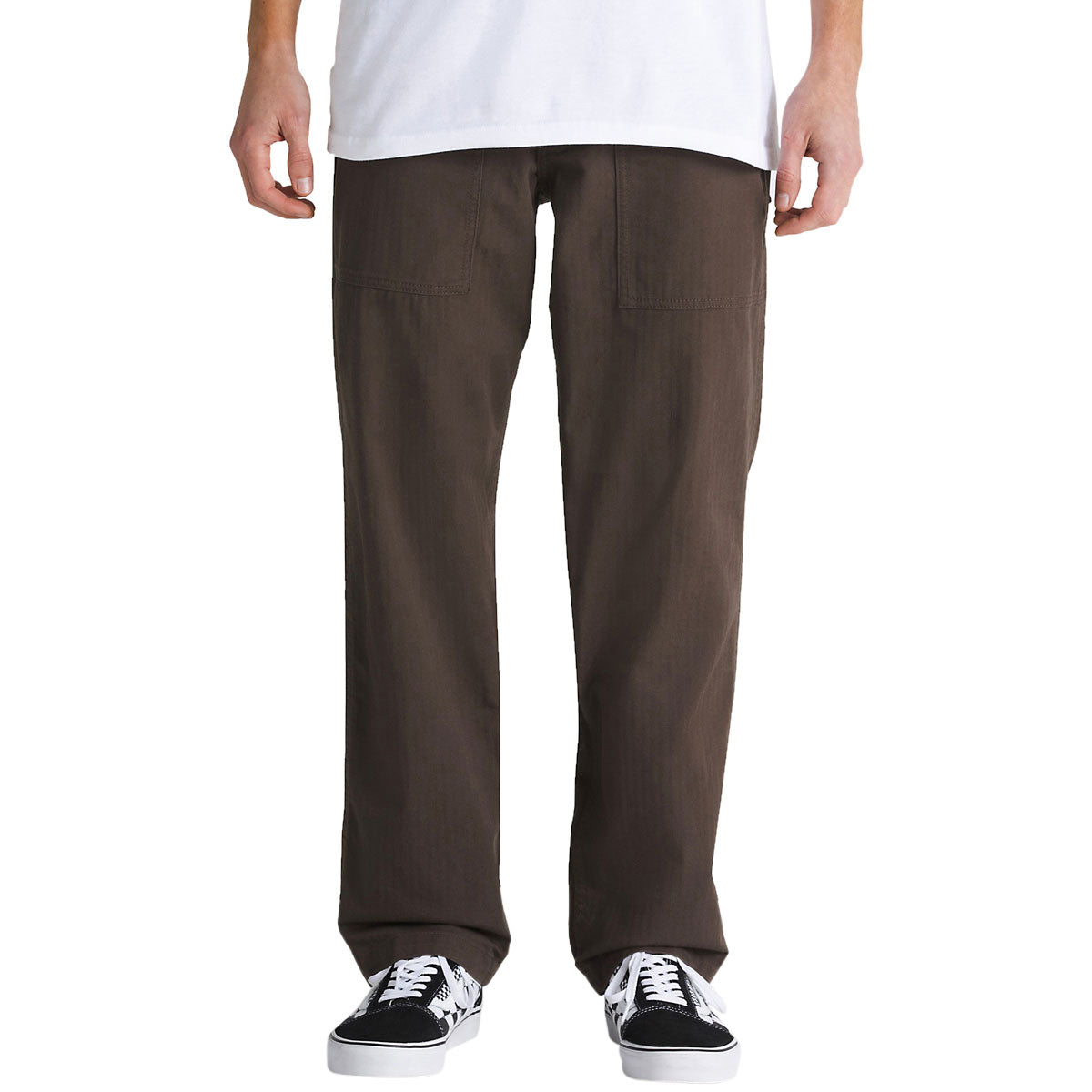 Vans Fatigue Loose Tapered Pants - Turkish Coffee image 1