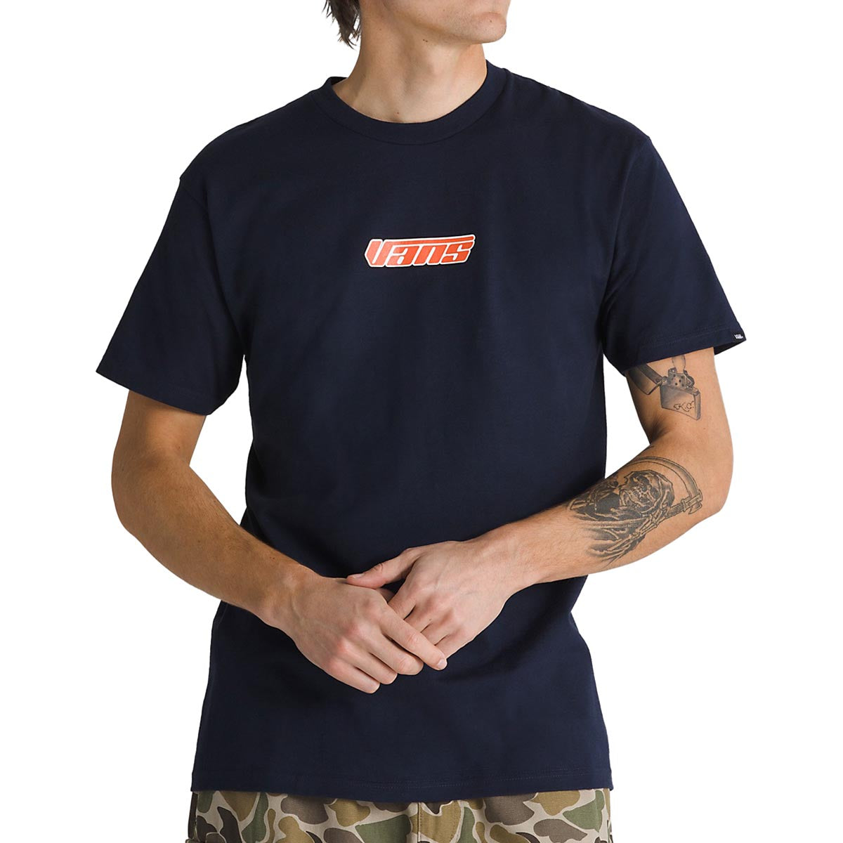 Vans Retro V T-Shirt - Navy image 2